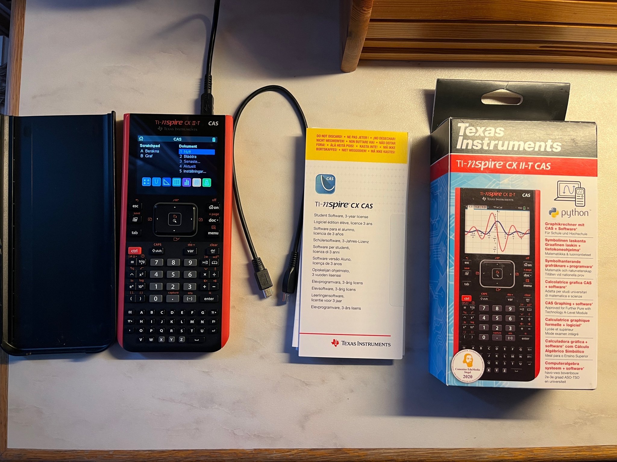 Texas Instruments TI-Nspire CX II-T CAS grafrit.. | Köp på Tradera ...