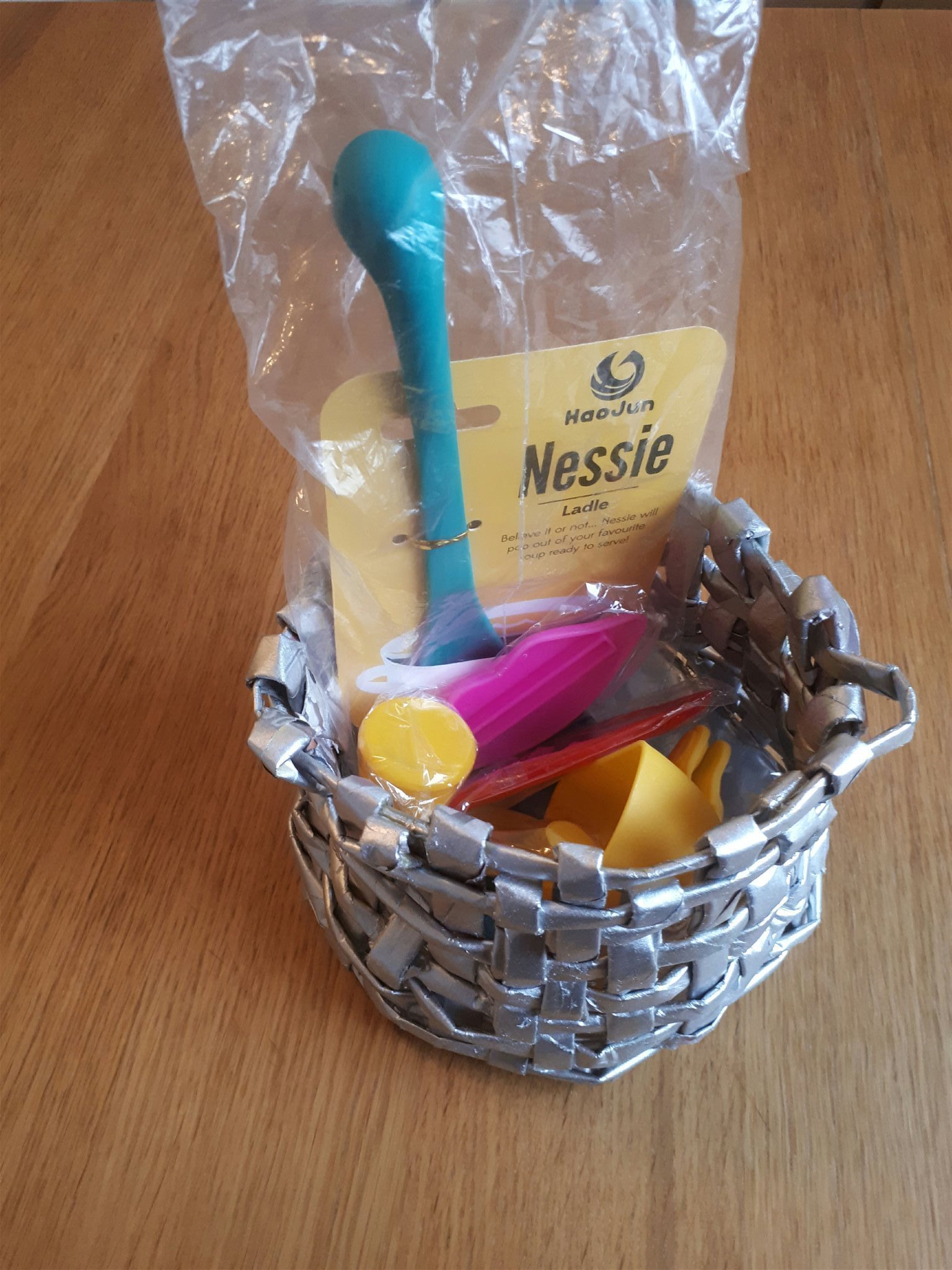 Ge bort en present paket korg Ãlskade kök perfekt julklapp. 6 nya