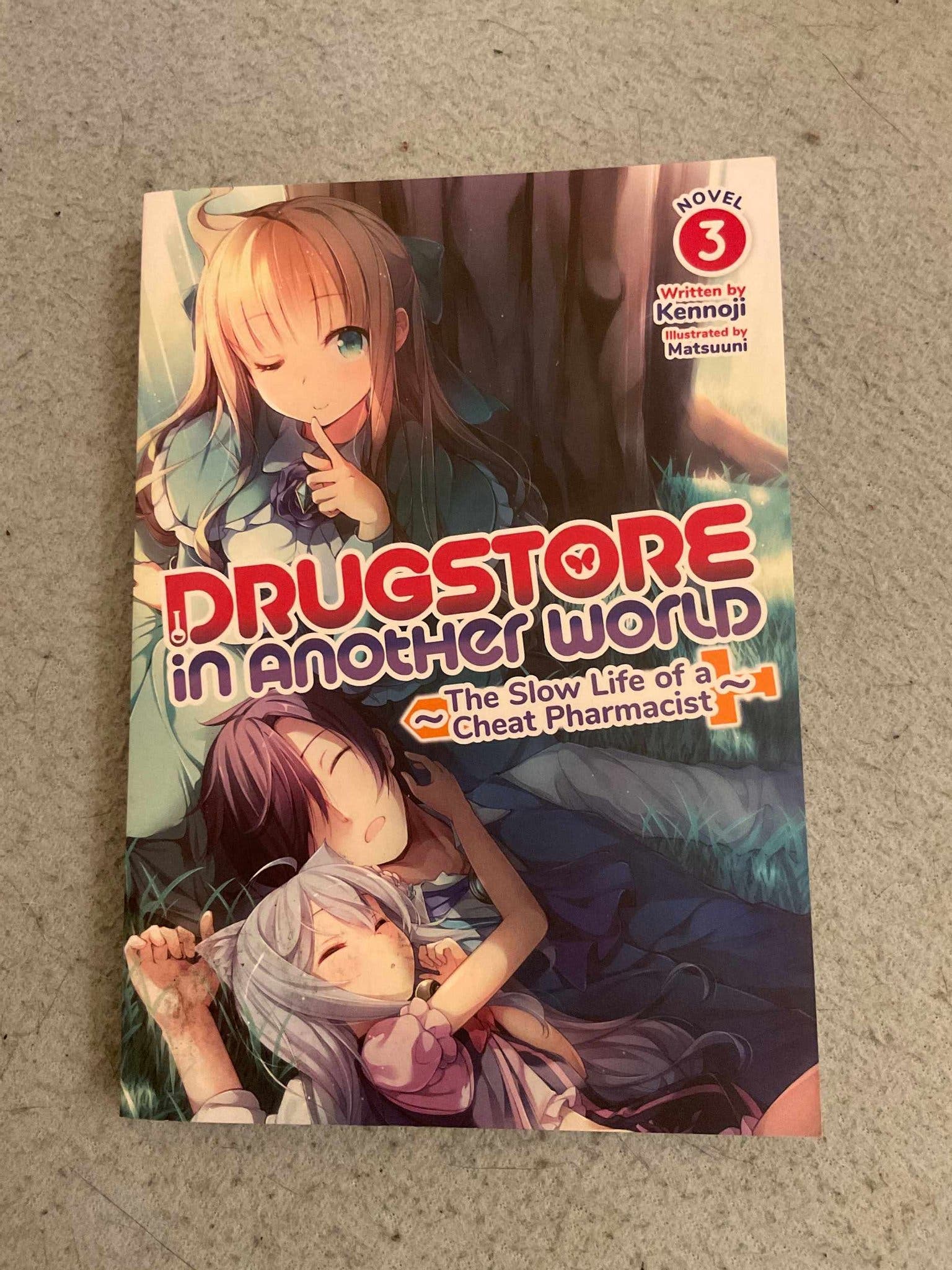 Drugstore in Another World vol 3 English light novel manga anime