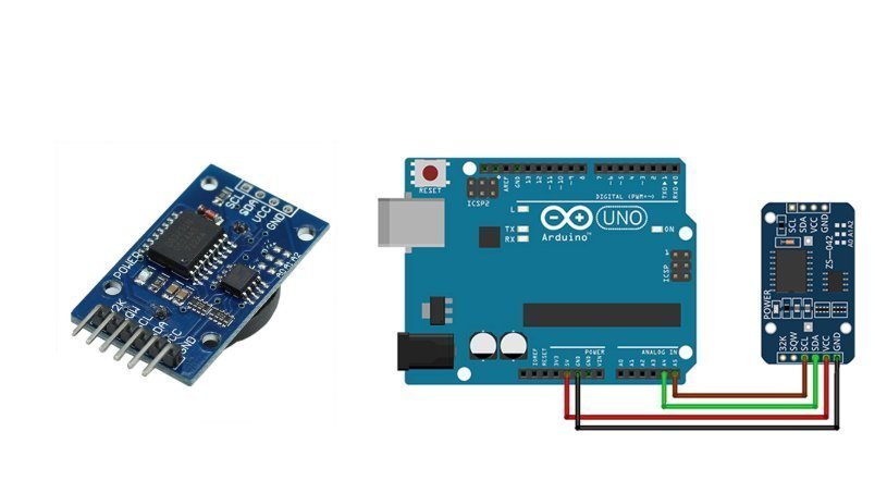 Realtidsklocka RTC-modul för Arduino och Raspberry pi