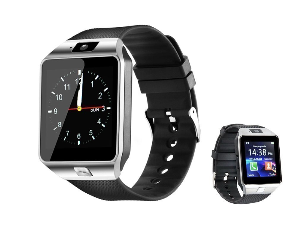 Smartwatch DZ09 för Android & Iphone iOS, Silve.. (404461854) á Köp pÃ¥ Tradera