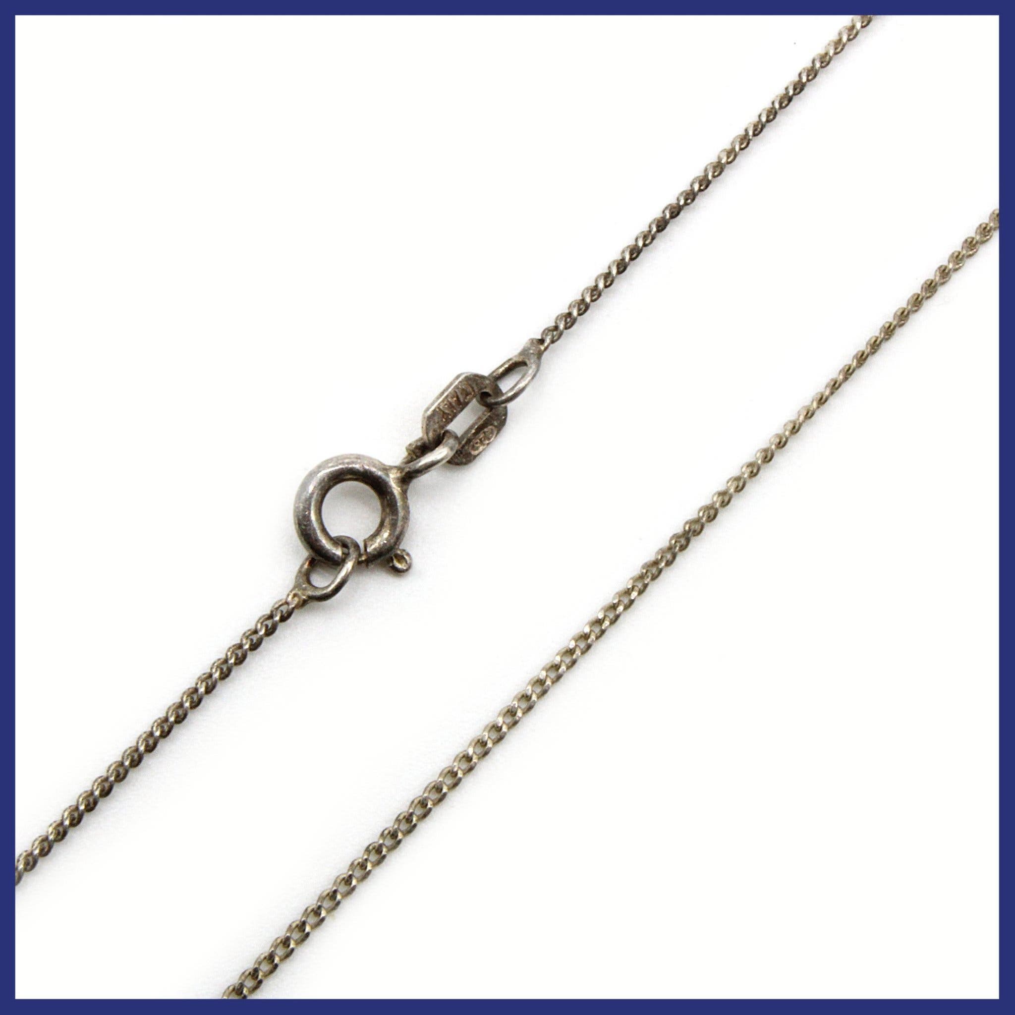 Halsband, 925 silver, pansarlänk (vikt 1,4g, längd 50,8cm)