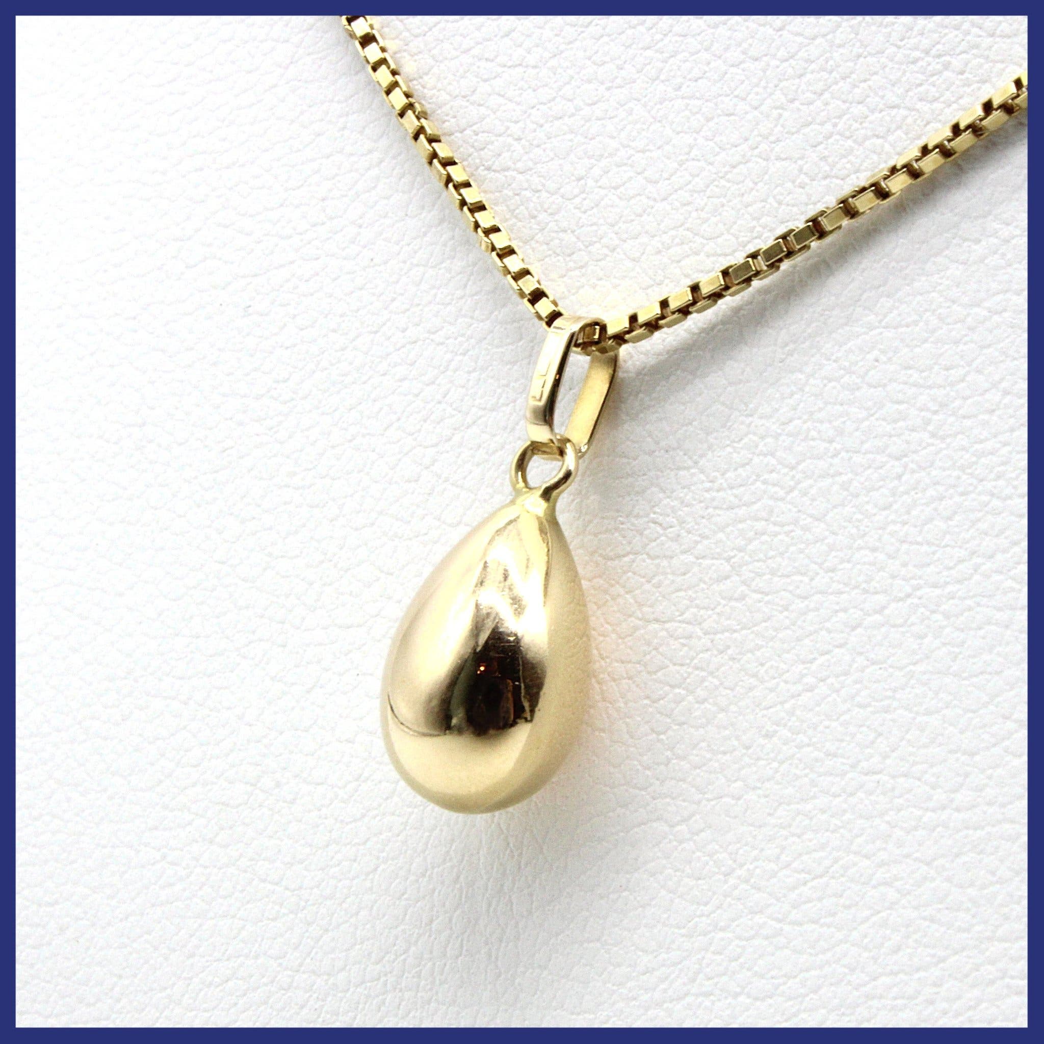 Halsband, 18K guld, hänge, venezialänk (vikt 3,82g, längd 39,5cm)