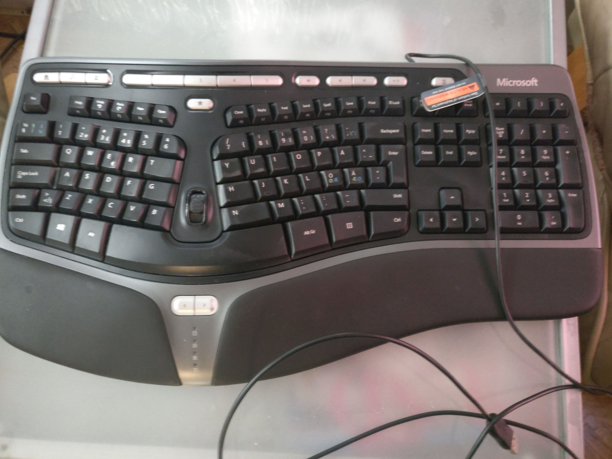 Microsoft Ergonomic Keyboard 4000 390279276 K p P Tradera