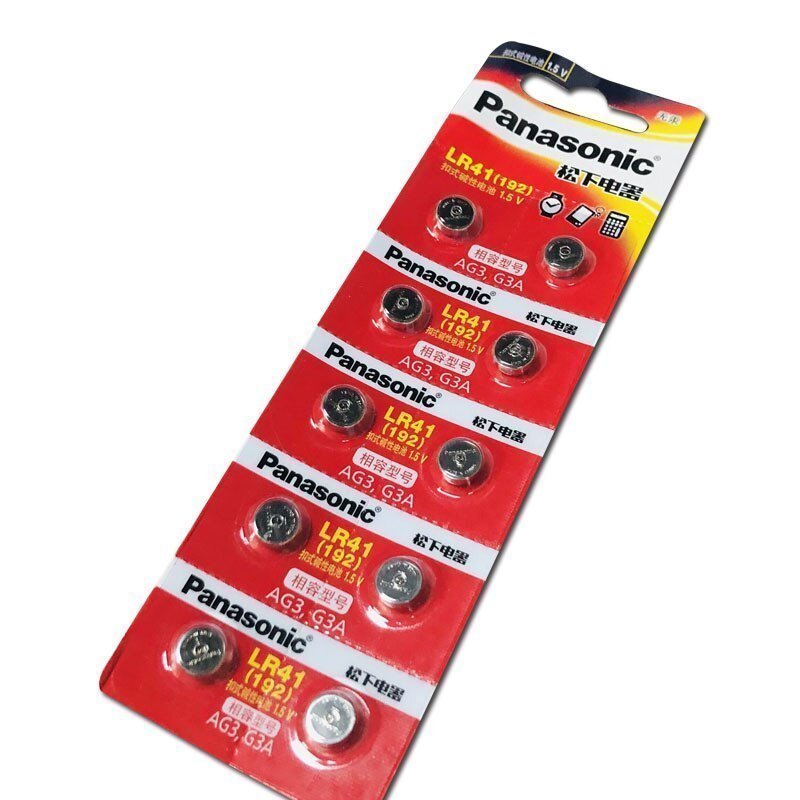 10-pack LR41 PANASONIC Alkaline Batteries 1.5V .. (421487640) ᐈ Köp på ...
