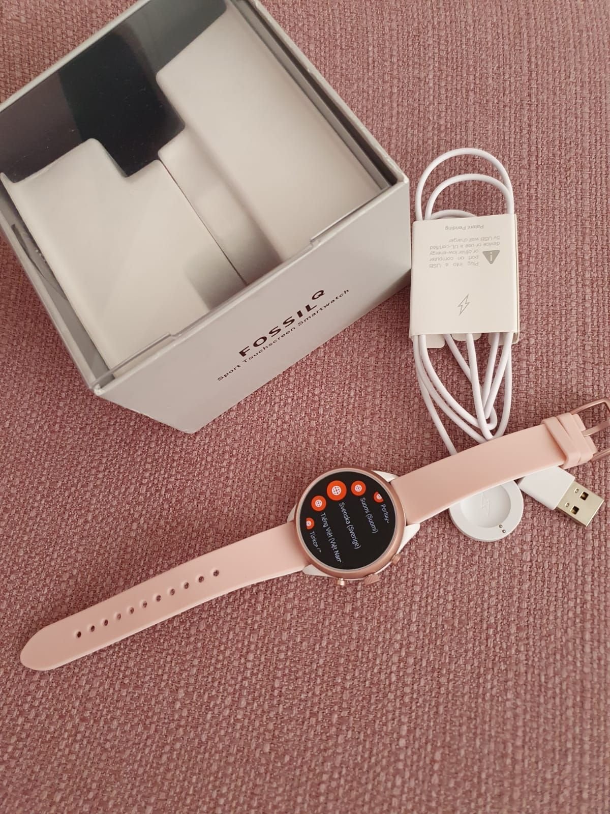 fossil watch rose gold smartwatch (414671877) á Köp pÃ¥ Tradera