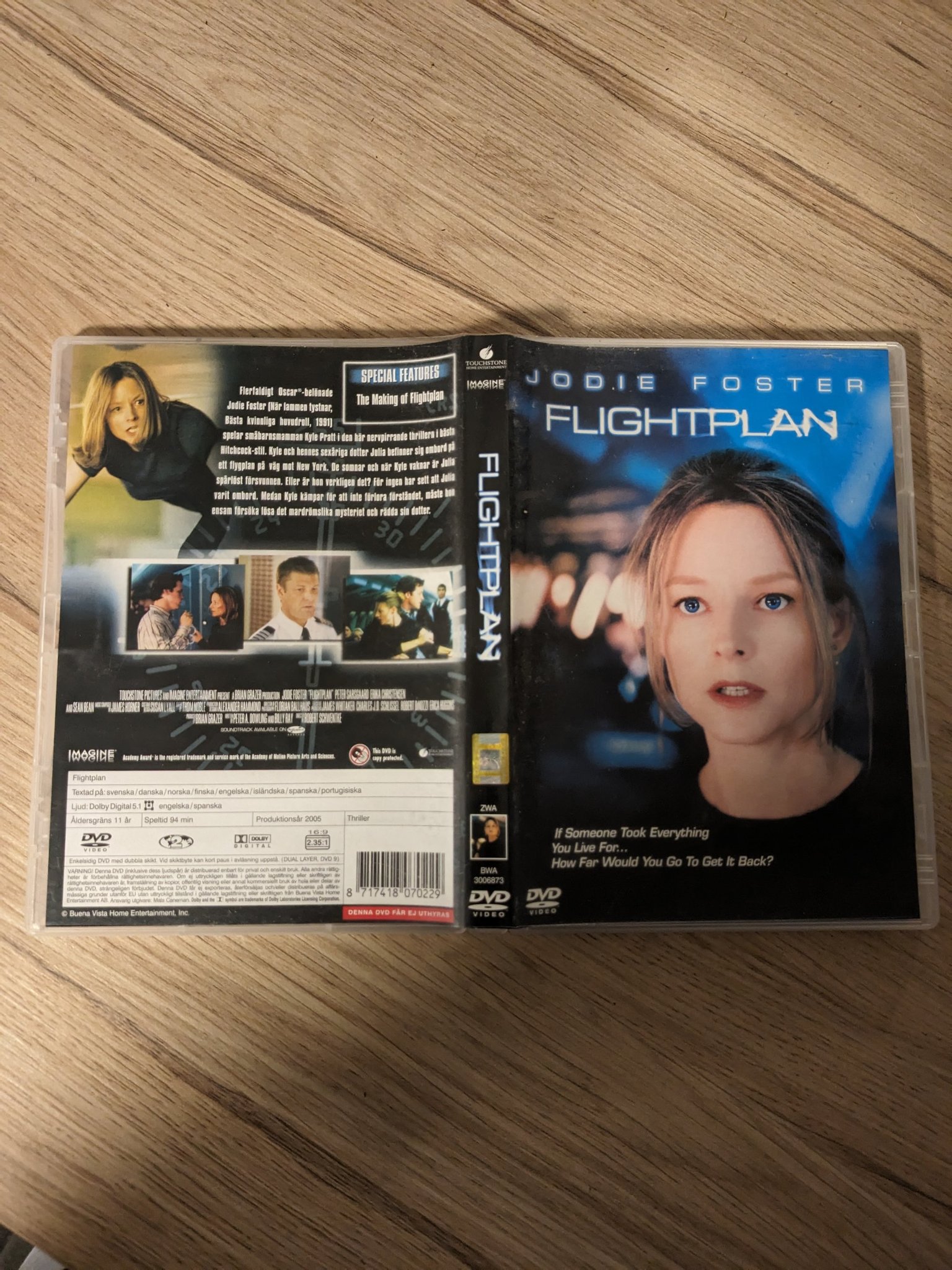 Flightplan Jodie Foster Sean Bean Köp på Tradera (611954446)