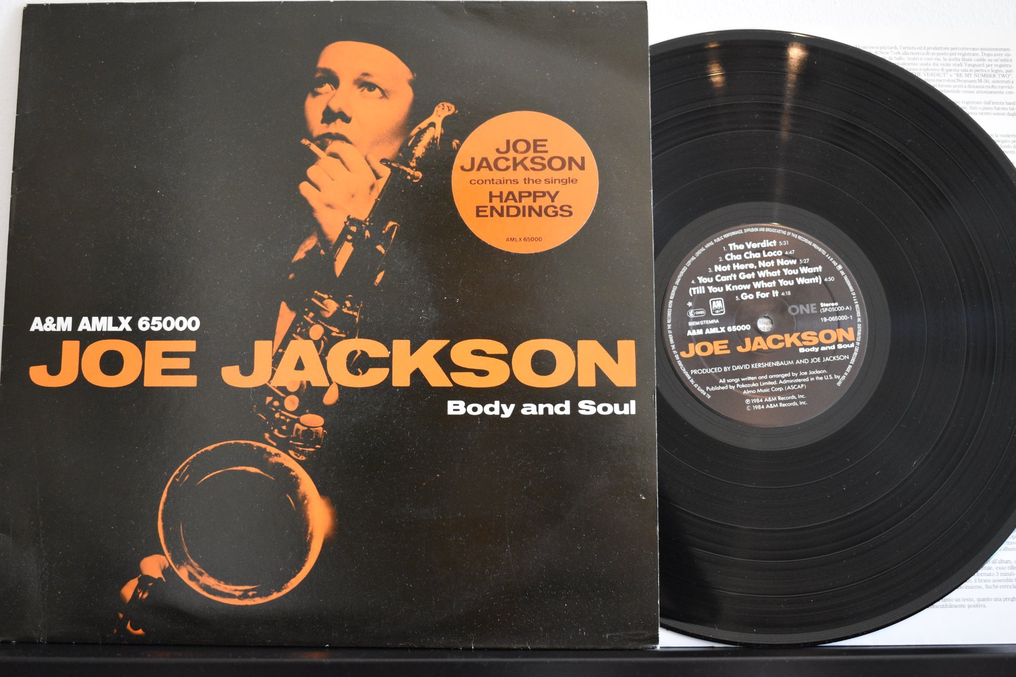 JOE JACKSON BODY AND SOUL EU 1984 (412244706) ᐈ Köp på Tradera