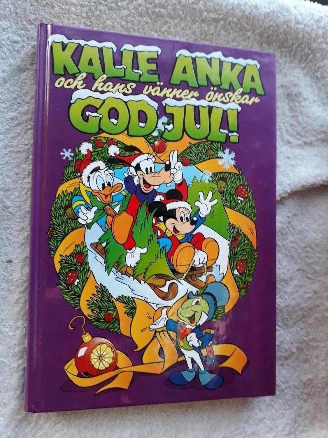 Kalle Anka och hans vänner önskar god jul! Nr 4 Köp på Tradera