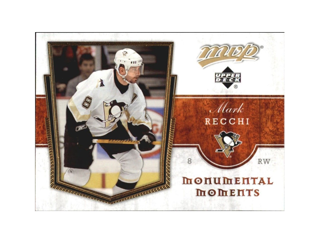 2007-08 Upper Deck MVP Monumental Moments #MM6 Mark Recchi (10-X174-PENGUINS)