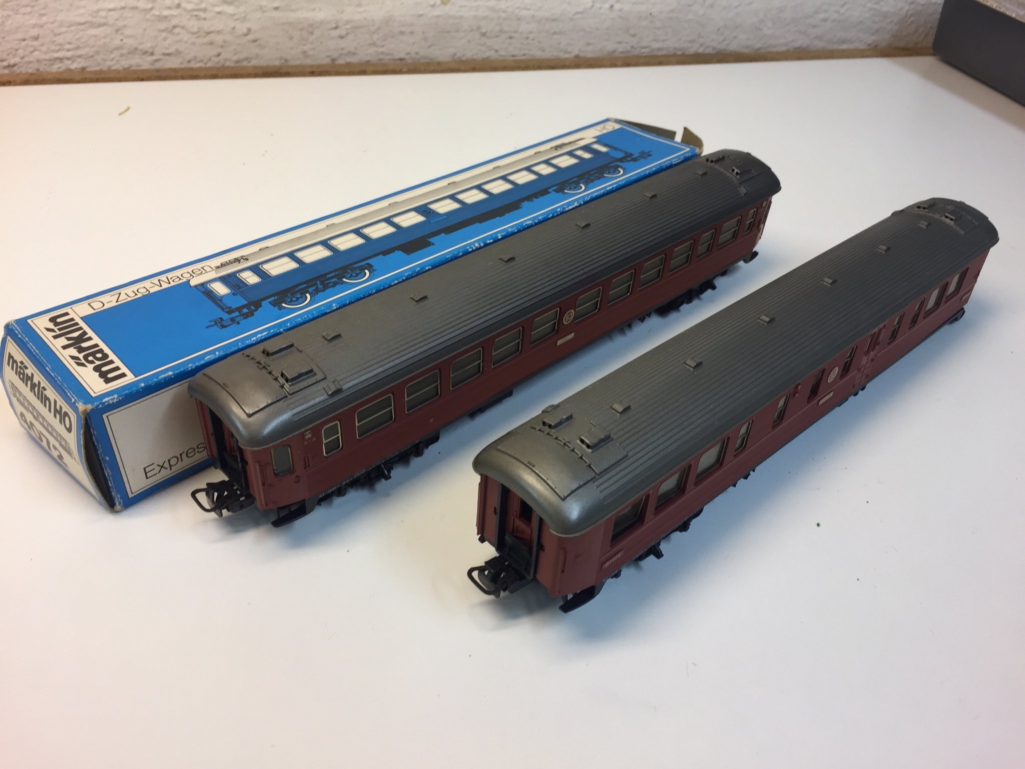 Märklin 4072 och 4073 sJ Personvagnar (456557202) ᐈ Köp på Tradera