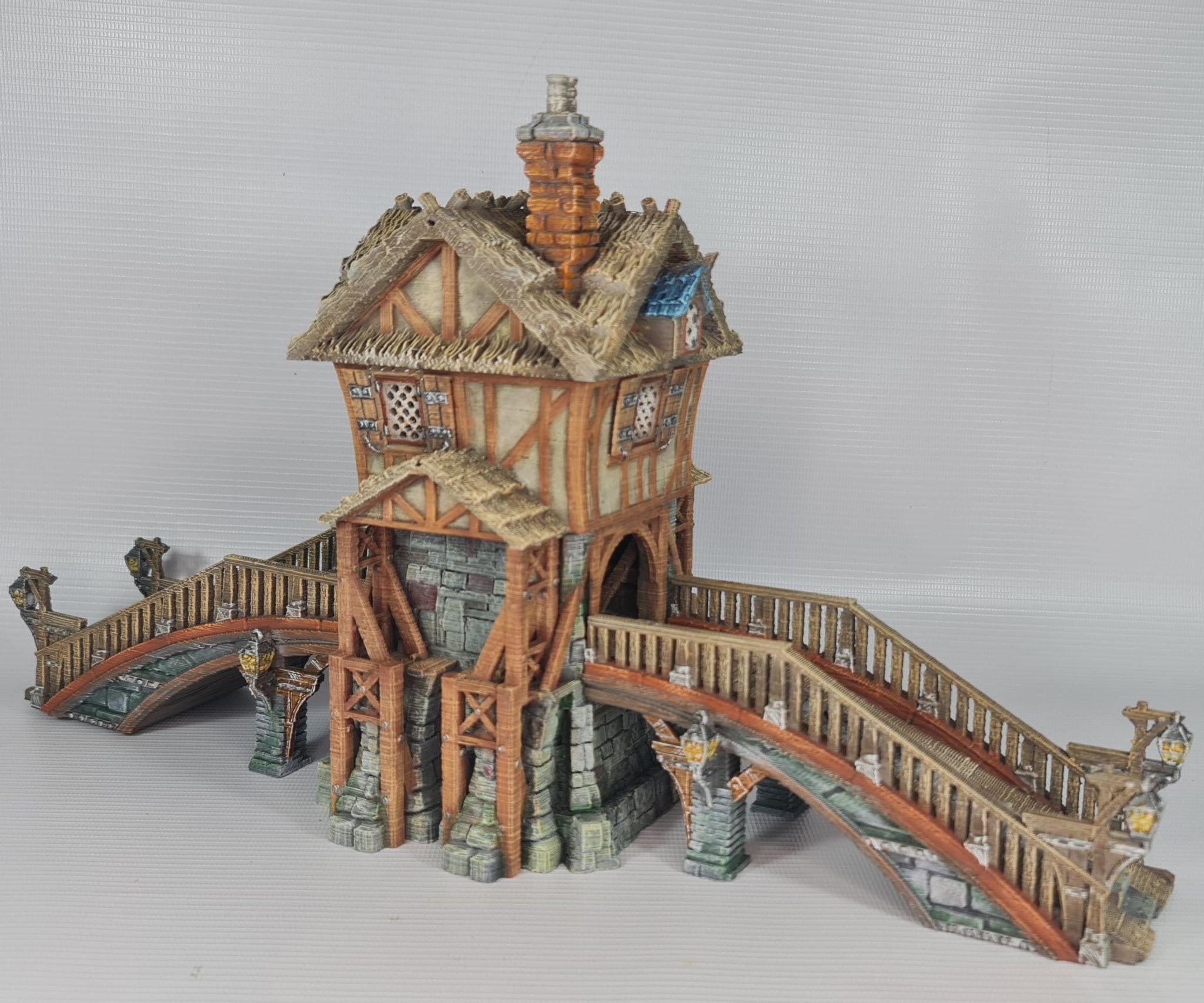 Bridge Kit with Toll från 3DP4U | modell figurspel hus dnd d&d
