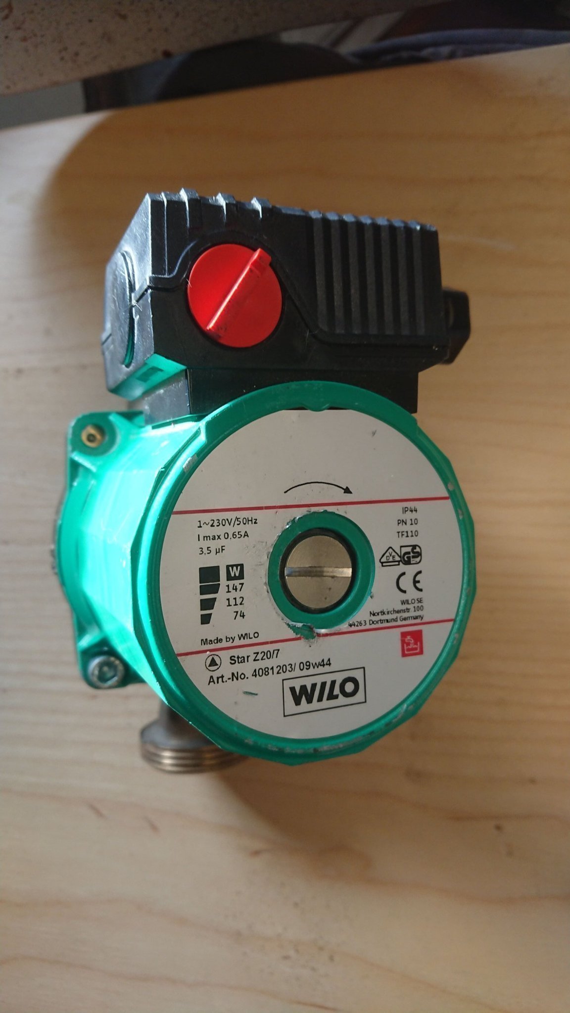 Cirkulationspump Wilo Star Z20/7 | Kop pa Tradera (552425318)