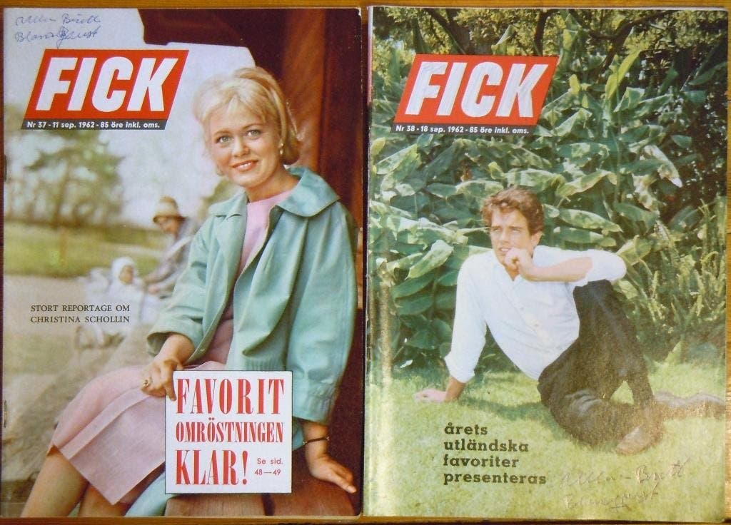 FICK Klatschmagazine Ausgaben 37 und 38 von 1962