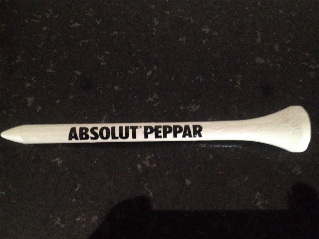 ABSOLUT PEPPAR GOLF PEG PEGGAR (407193211) ᐈ Köp på Tradera