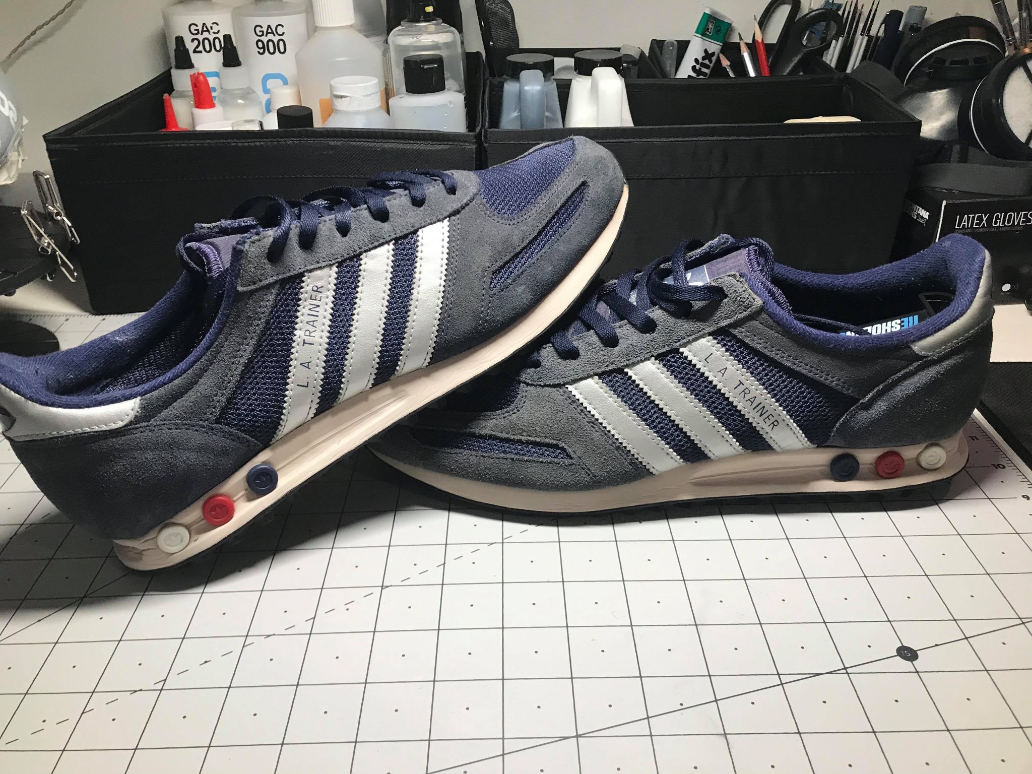 adidas la trainer denim
