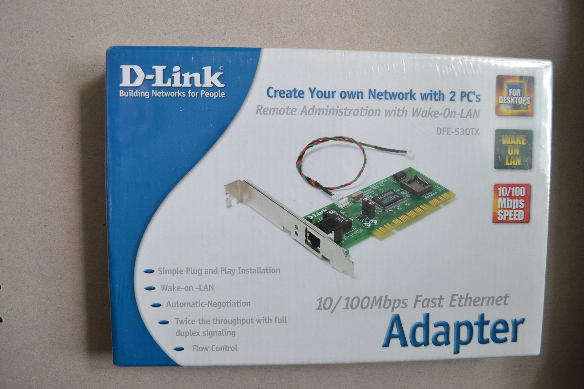 Nytt D-LINK DFE-530TX 10/100 Mbps Ethernet Adap.. (416036365) ᐈ Köp på ...