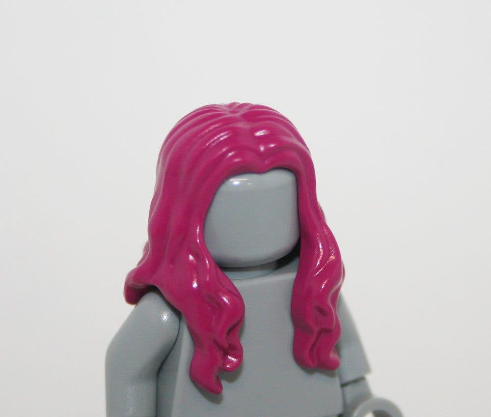 LEGO Starfire Batman II magentan värinen hiusosa 95225