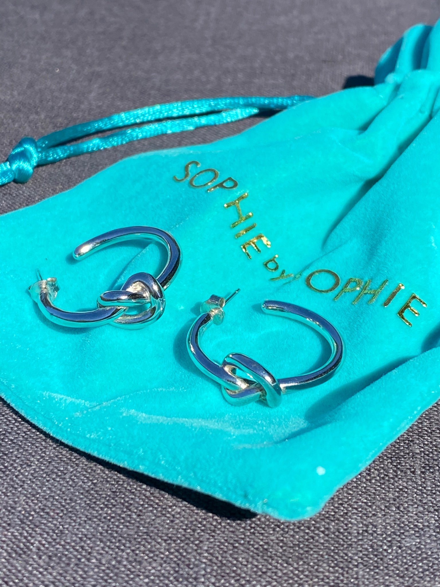 sophie by sophie knot earrings
