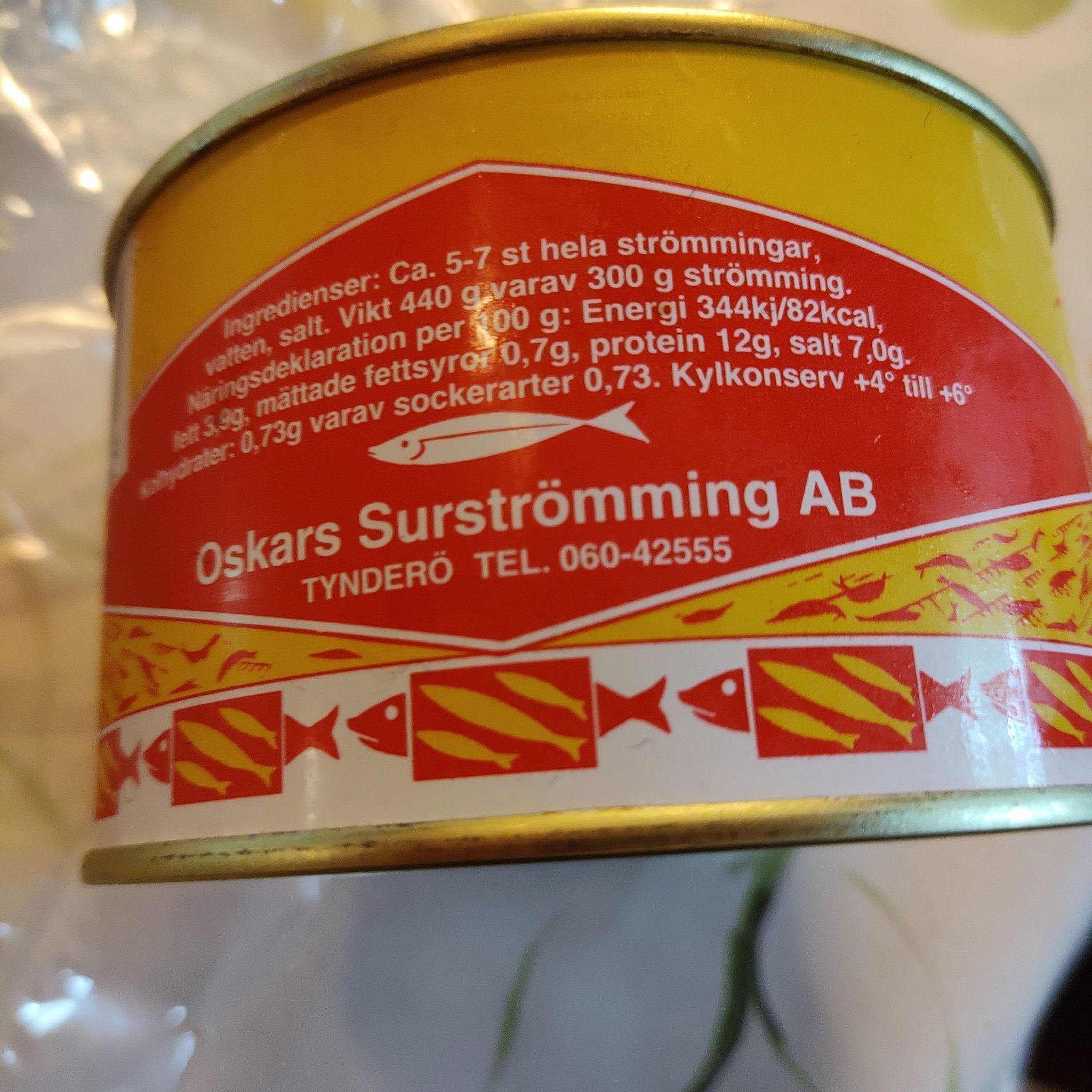 Oskars Surströmming 440 Gram 2023, Bäst före 2025 Köp på Tradera