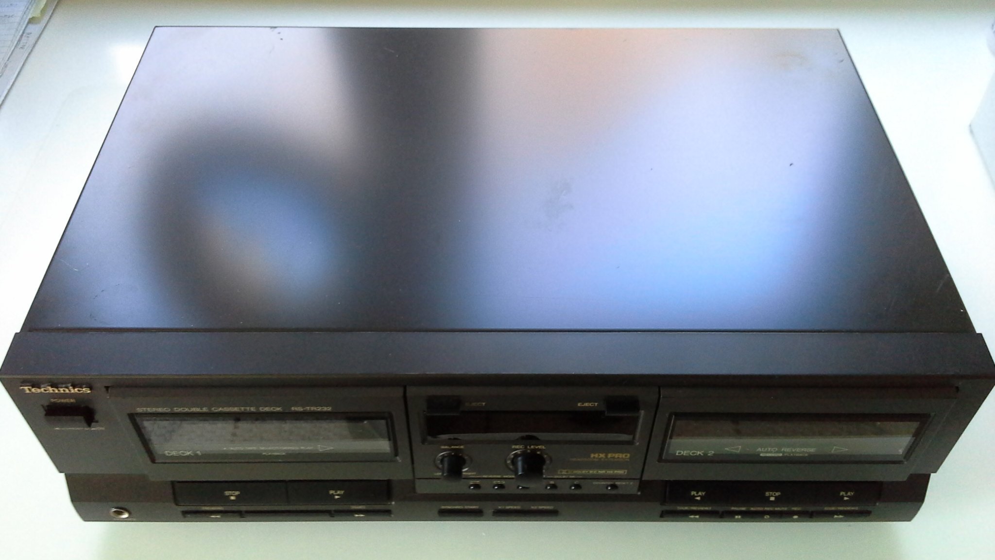 TECHNICS STEREO DOUBLE CASSETTE DECK RS TR 232 (373838281) ᐈ Köp på