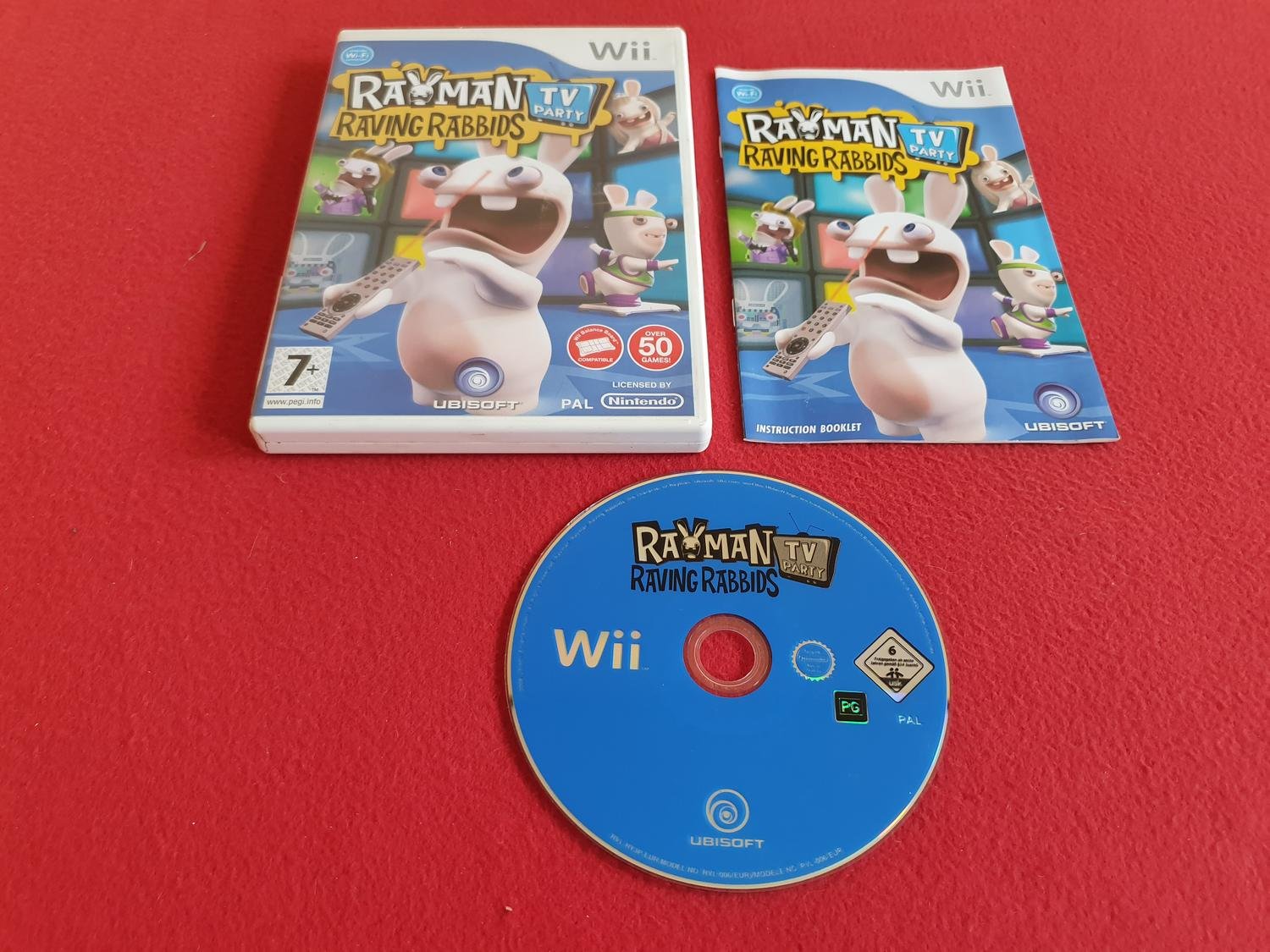rayman raving rabbids tv party wii ebay rayman raving rabbids tv party wii ebay