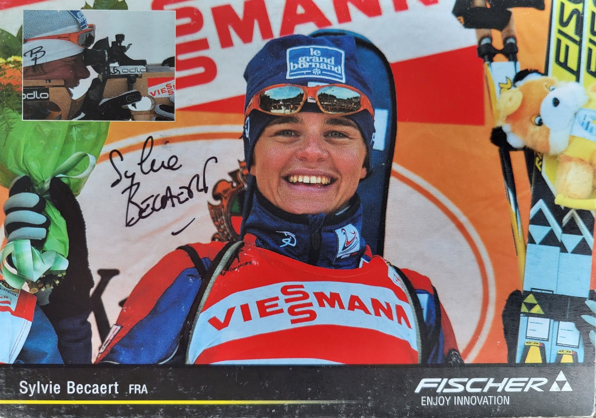 Sylvie Becaert (FRA, Biathlon, Olympic Bronze 2.. Köp på Tradera