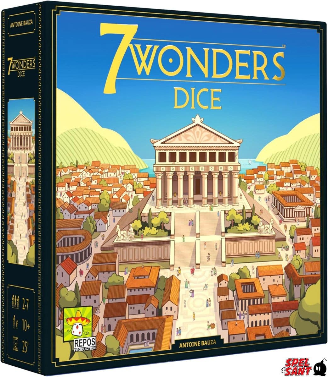 7 Wonders Dice Nordic version including Diceopolis bonus wonder