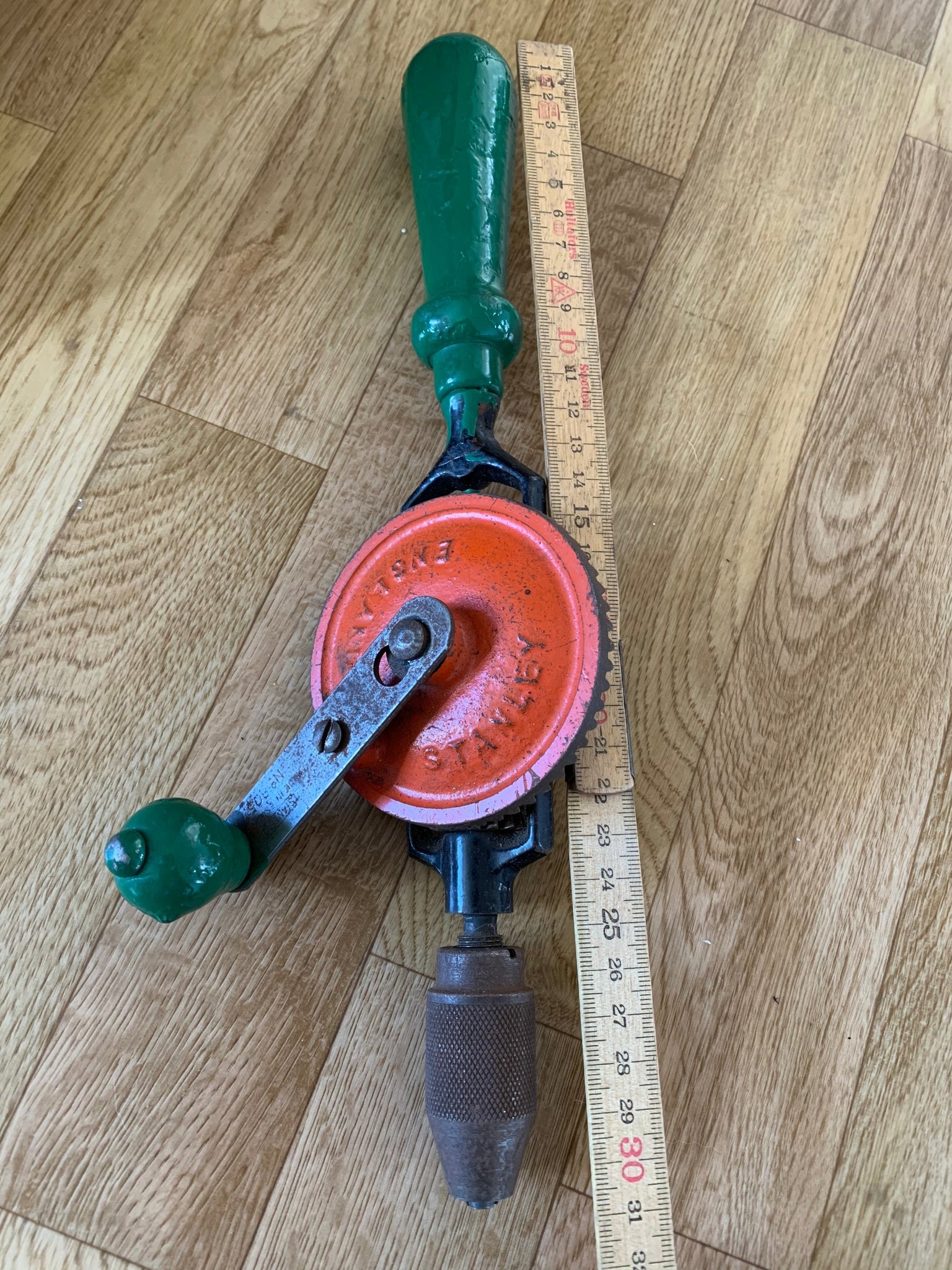 Stanley handborr No 805 Made in England (419780403) ᐈ Köp på Tradera