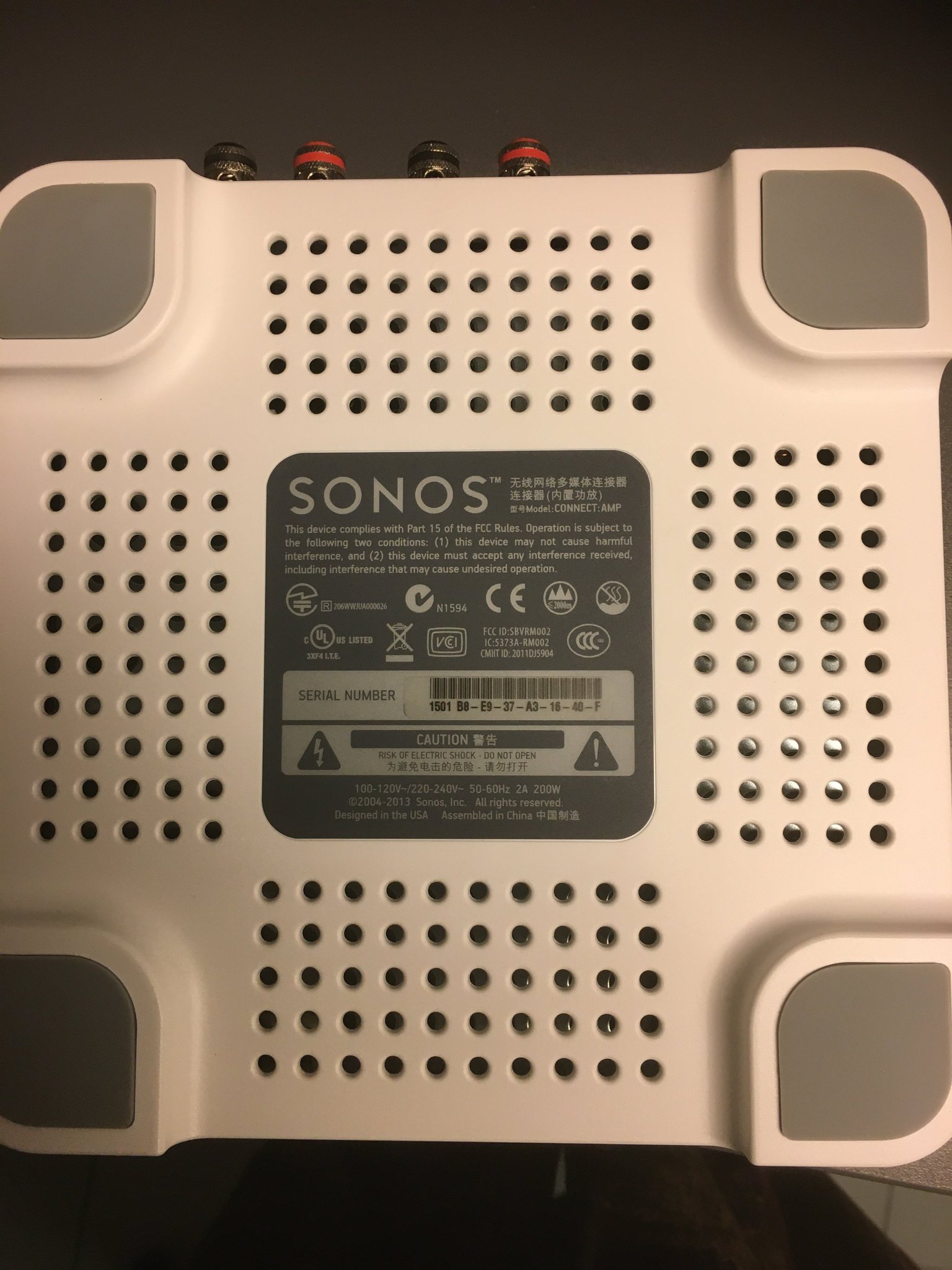 sonos connect amp target