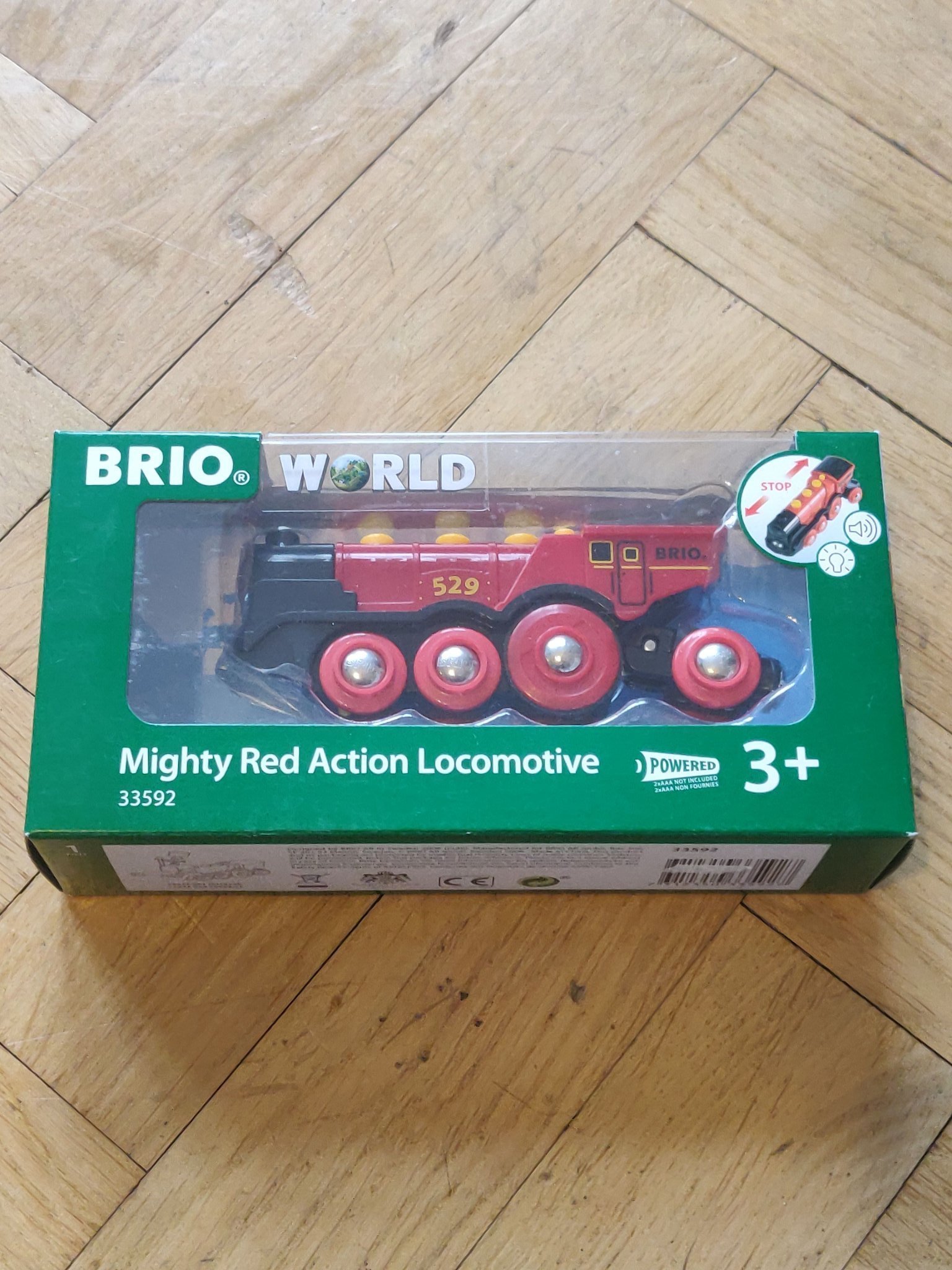 Brio Mighty Red Action Locomotive 33592 (405575053) ᐈ Köp på Tradera