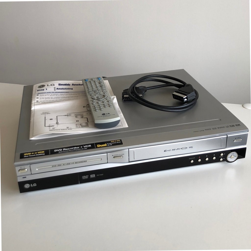 LG VHS, DVD spelare DVD Recor.. Köp från Kallströms på Tradera