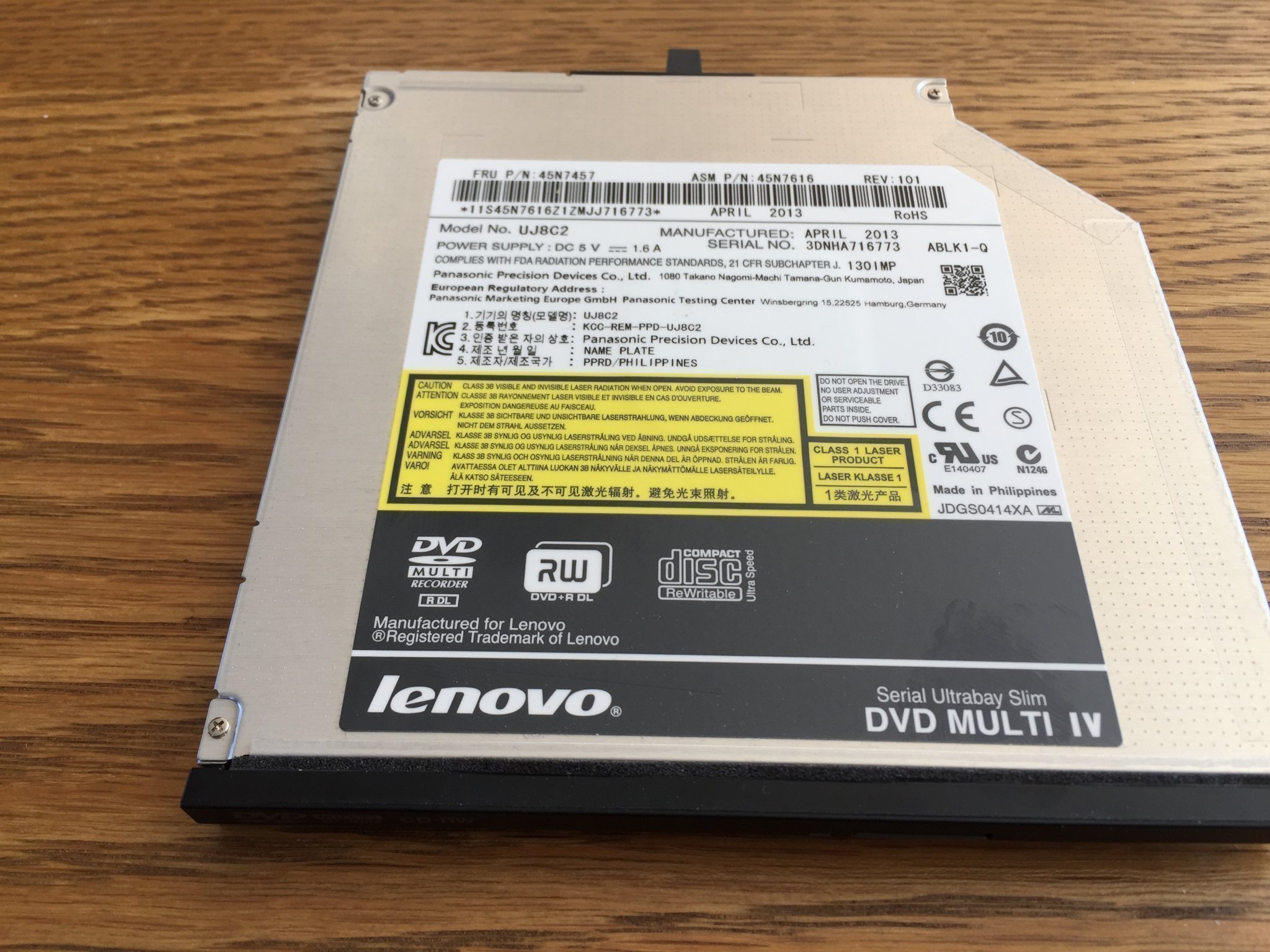 Lenovo ThinkPad Ultrabay DVD Burner 9.5mm Slim .. (423128530) ᐈ Köp på