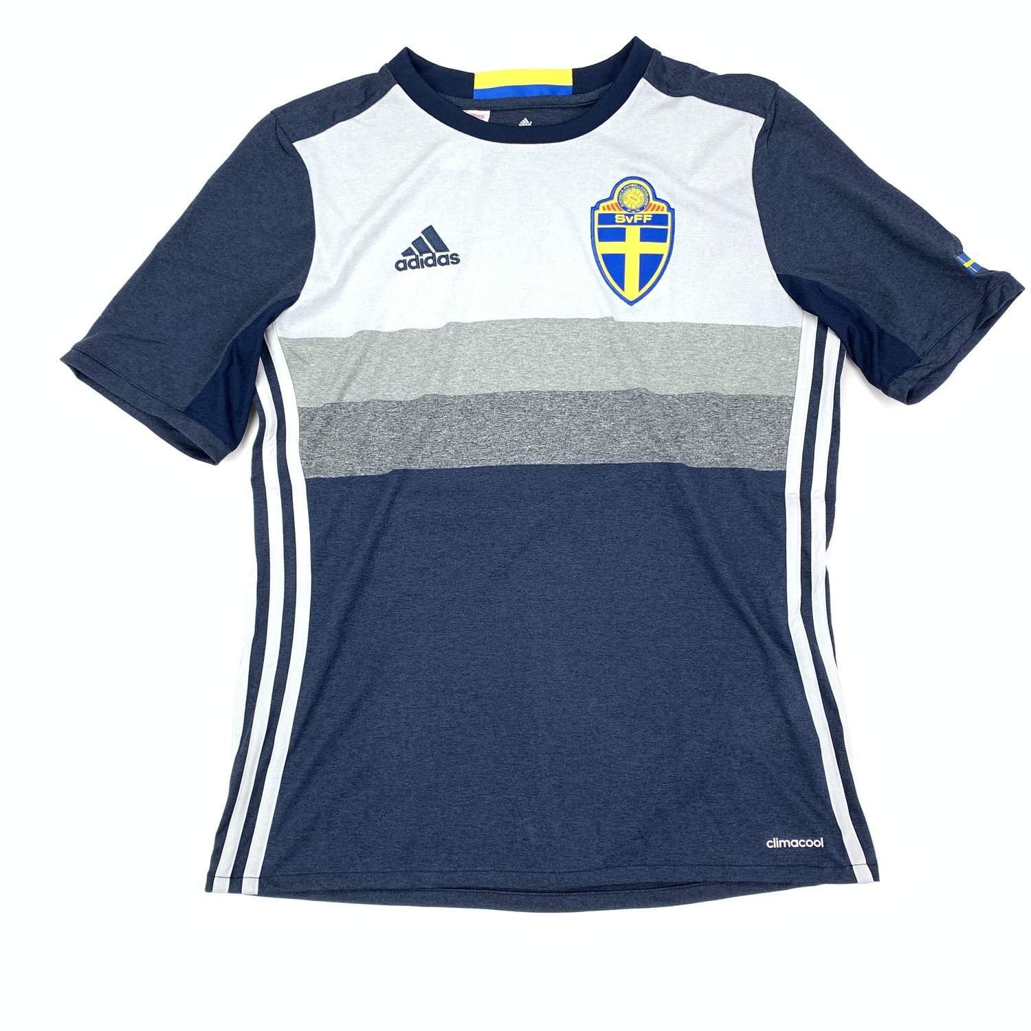Sverige Tröja, SvFF, stl S, Adidas, Fotbo.. (399744048) ᐈ Footly på Tradera