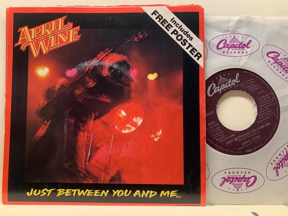 April wine just between you and me 400956505 backbeat p tradera