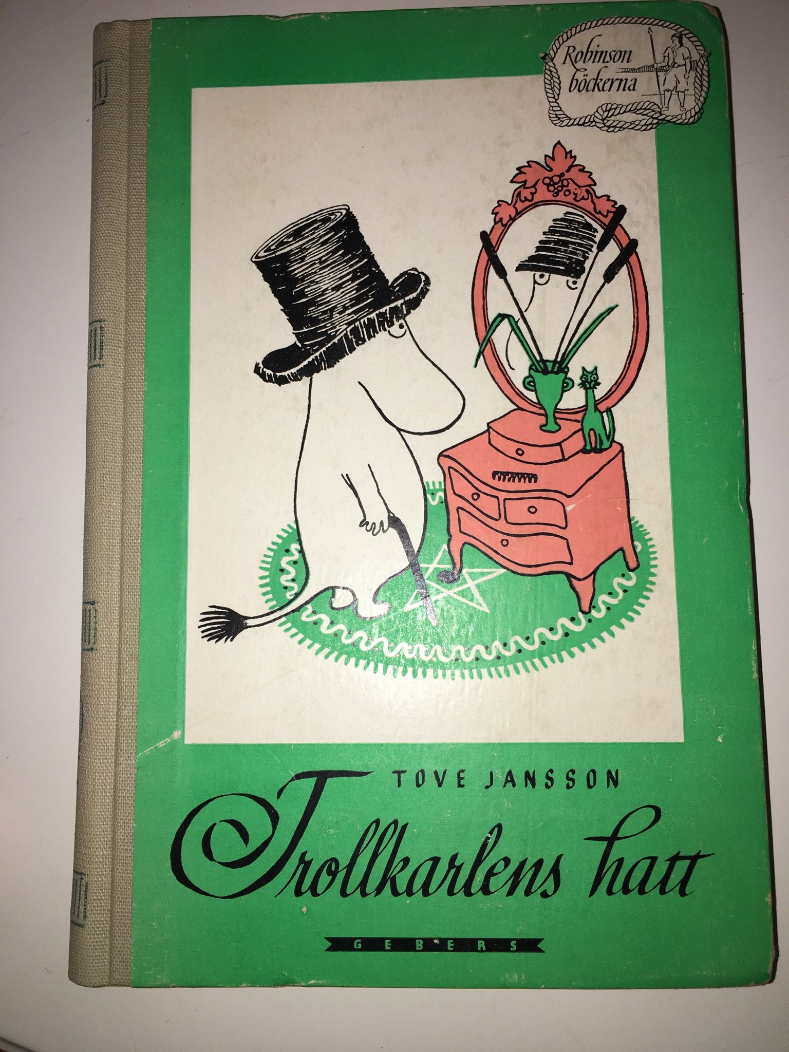 Trollkarlens hatt 1949 signerad av Tove Jansson mycket fint skick