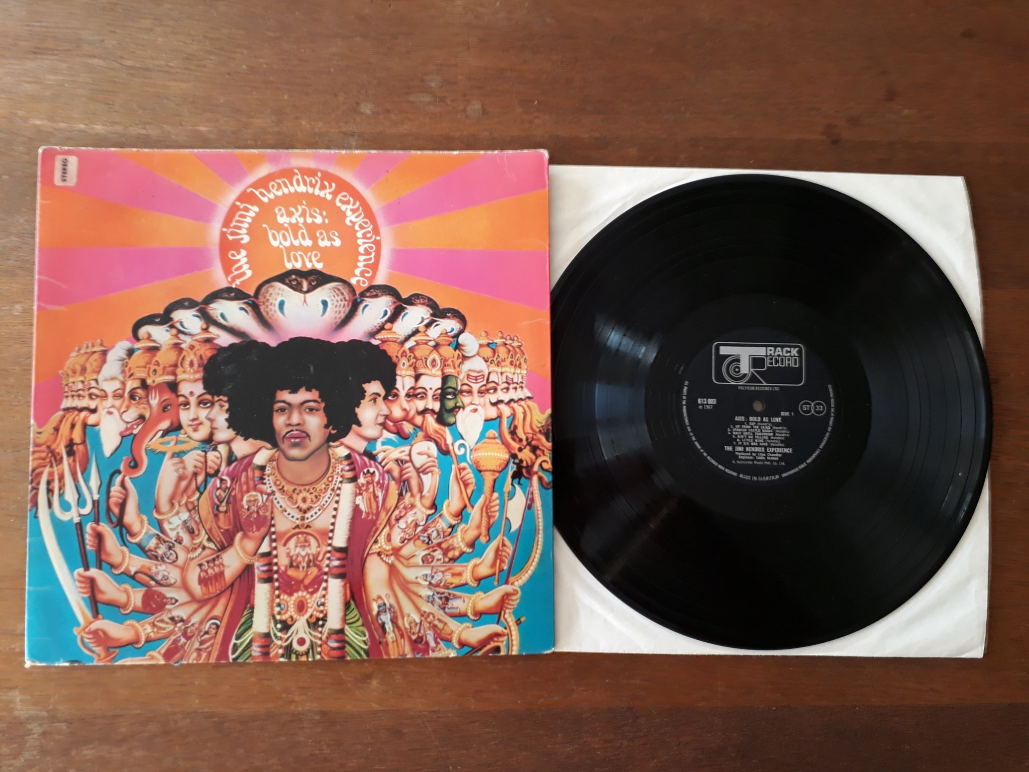 Jimi Hendrix, Axis bold as Love, Vinyl LP (389089036) ᐈ Köp på Tradera