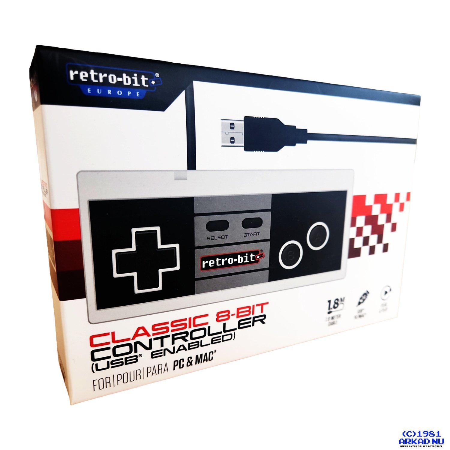 RETROBIT CLASSIC 8-BIT CONTROLLER .. | Köp från arkadnu på Tradera ...