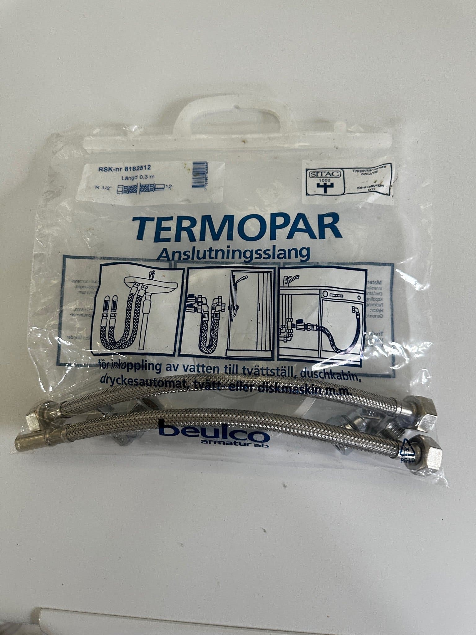 Termopar anslutningsslang 0.3 m R 1/2 tum