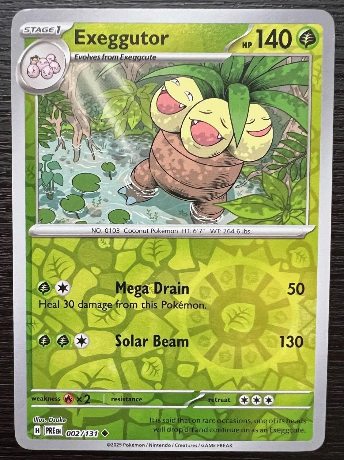 Exeggutor 002/131 Pokémonkort - Prismatic Evolu.. | Köp på Tradera ...