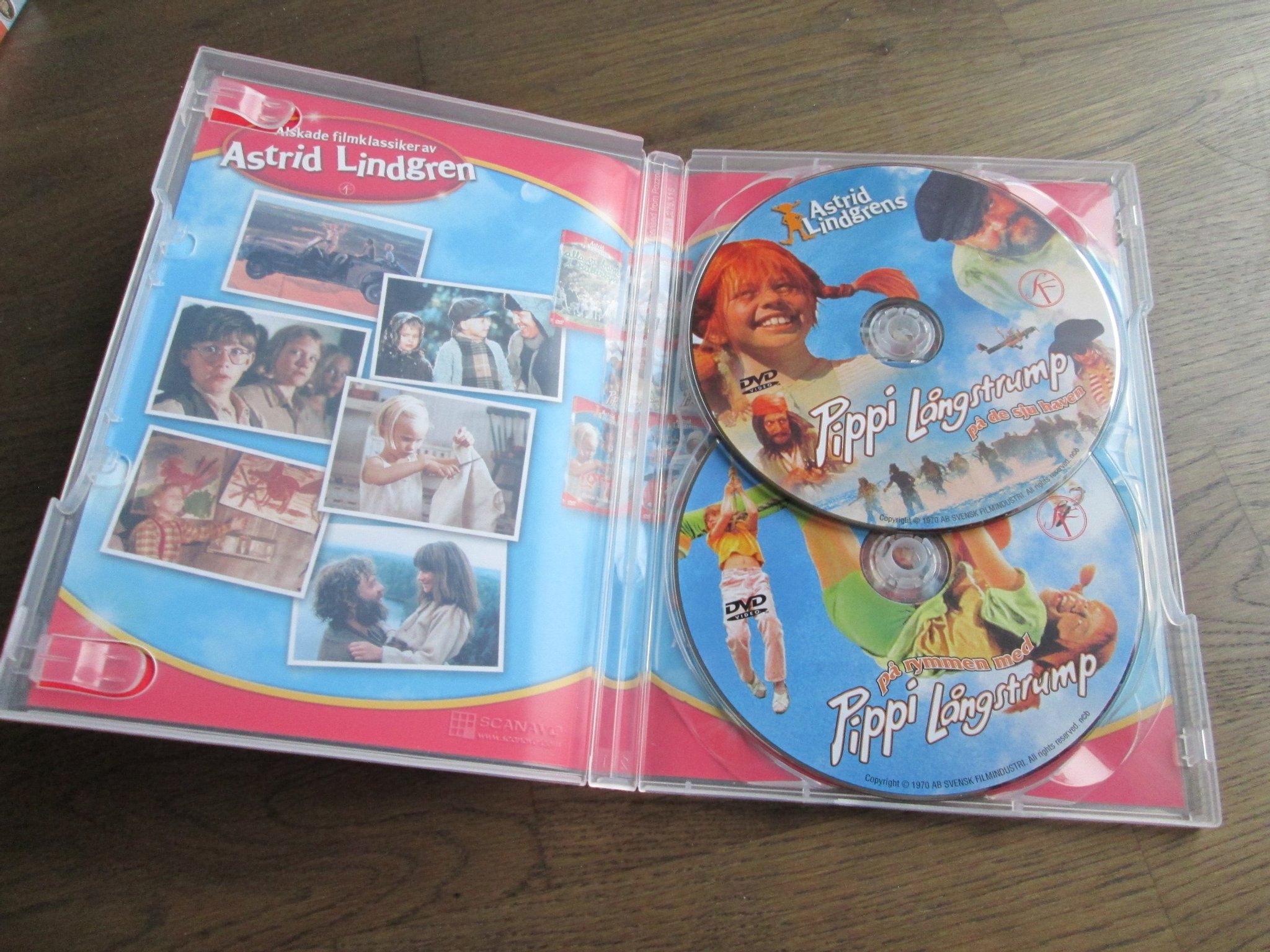 Astrid Lindgrens Pippi Långstrump box 2 st dvd | Köp på Tradera (604113801)