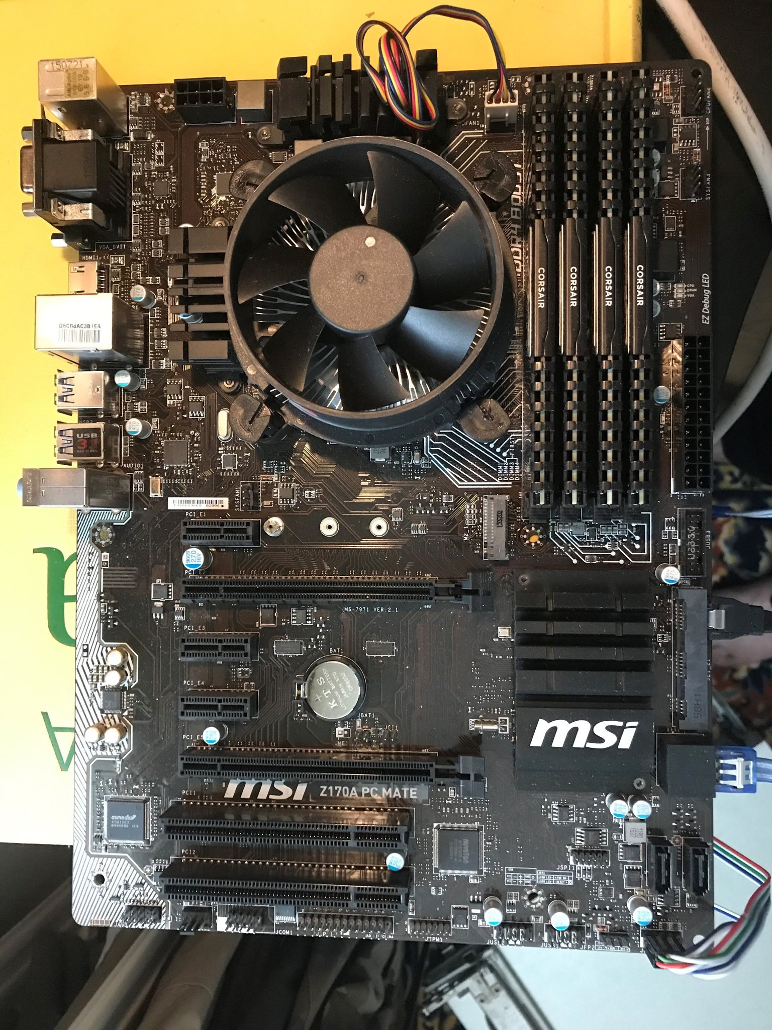 MSI Z170A PC MATE med intel i76700 + RAM .. (415681578) ᐈ Köp på Tradera