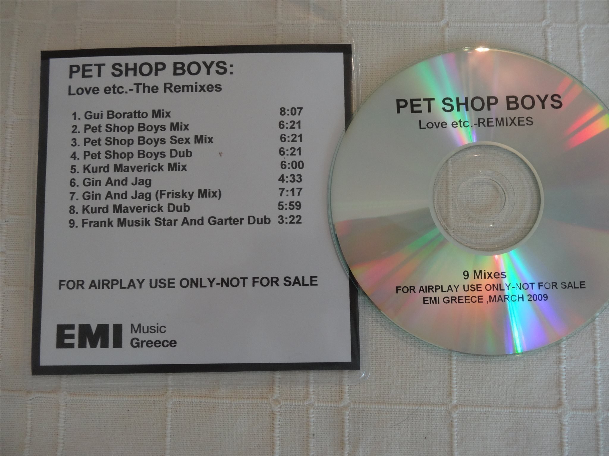 Pet Shop Boys. Love etc. the Remixes. Grekisk P.. (420048416) ᐈ Köp på