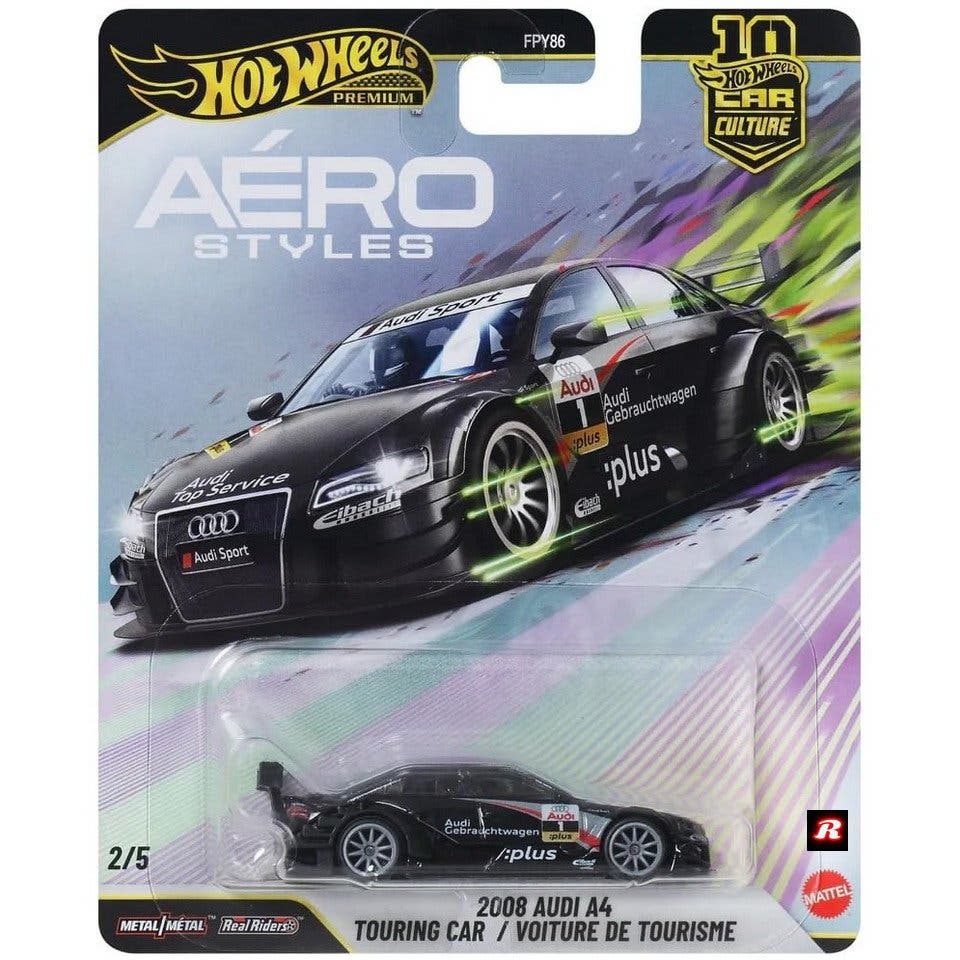 Hot Wheels premium model of 2008 Audi A4 touring car
