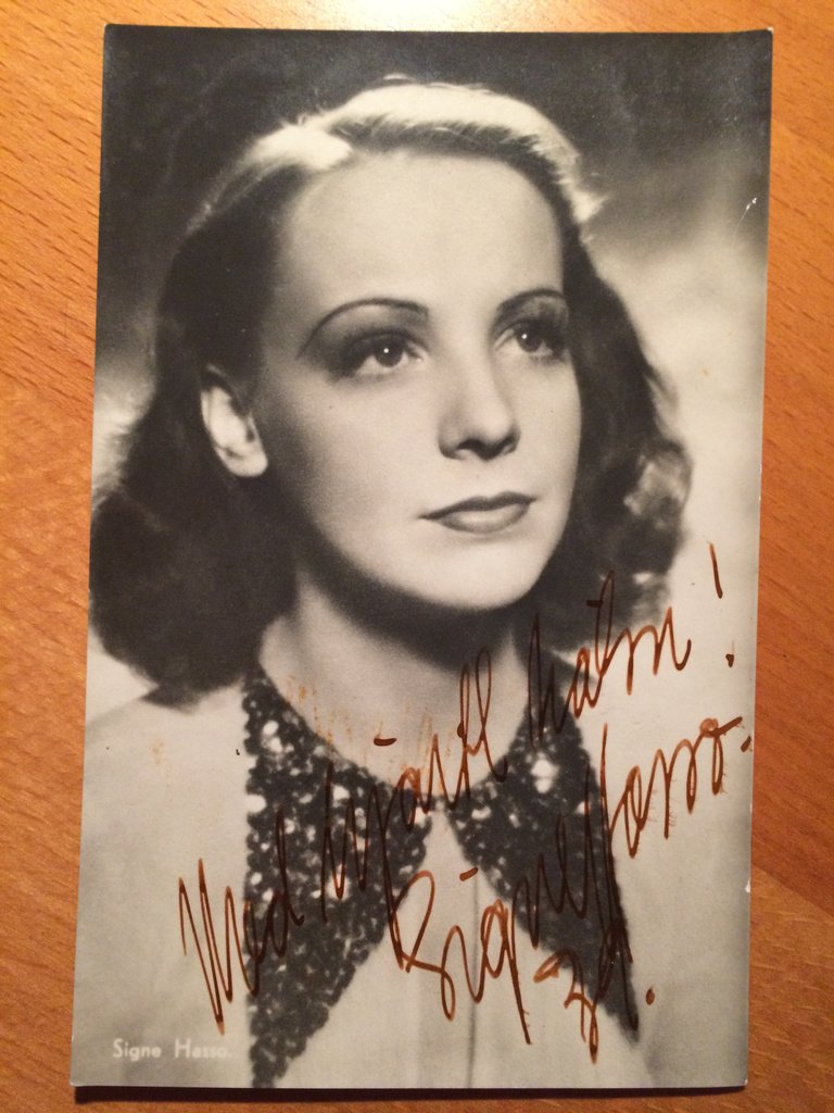 Signe Hasso (282810736) ᐈ Köp på Tradera
