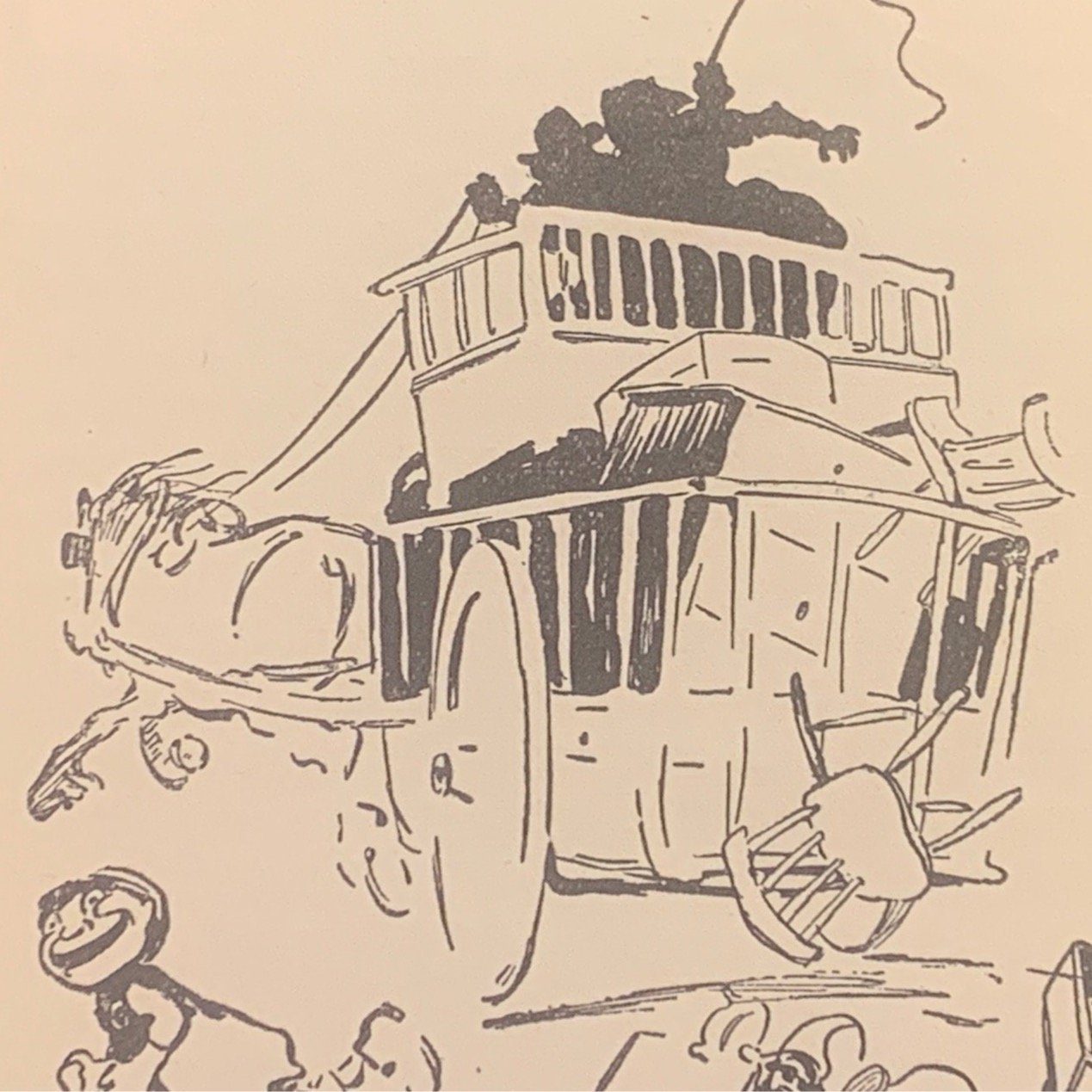 Illustration ”Flyttlass med häst och vagn” från.. | Köp på Tradera ...