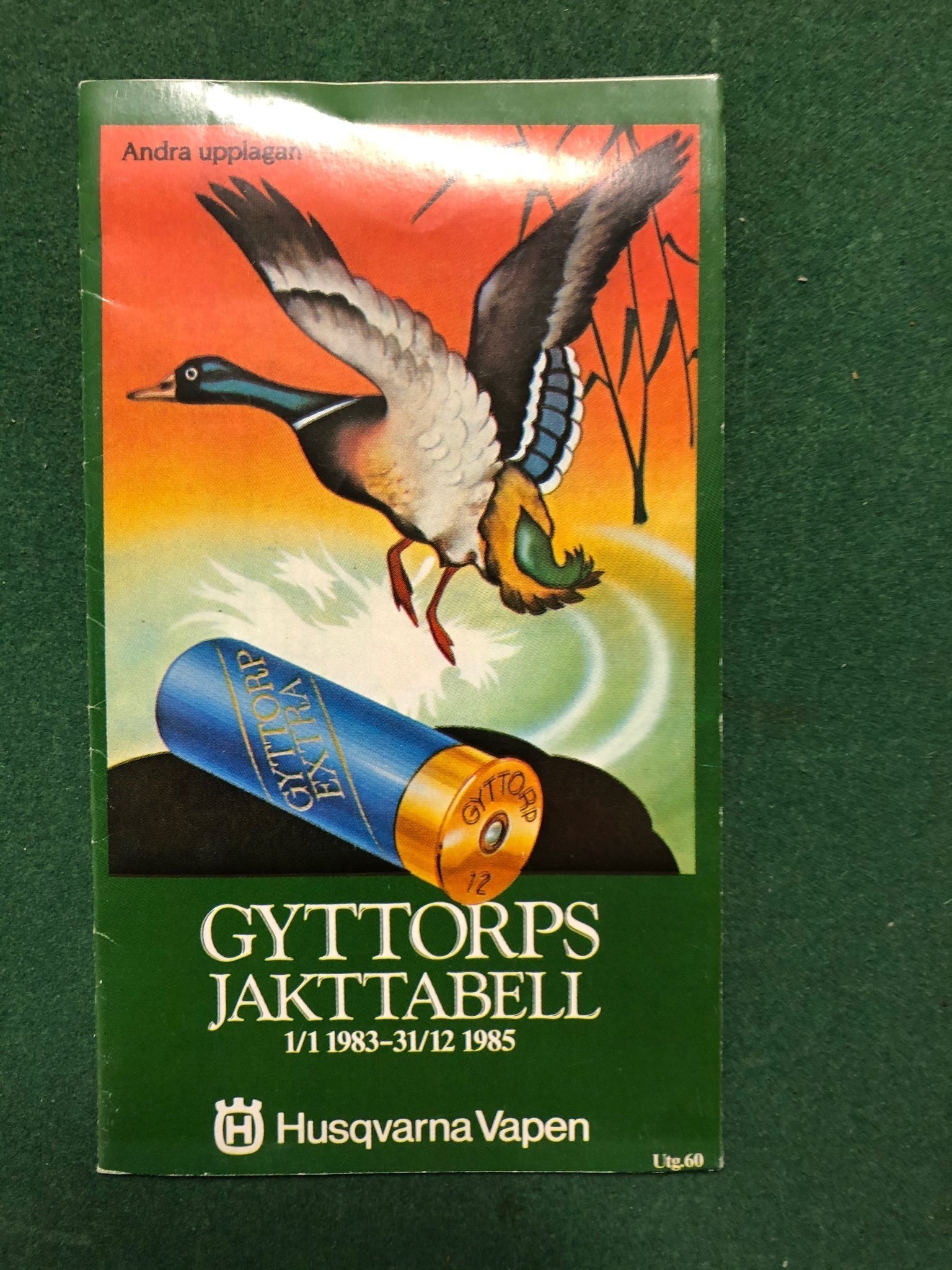 Jakttabell från Gyttorp 1983 / 85 (386702854) ᐈ Köp på Tradera