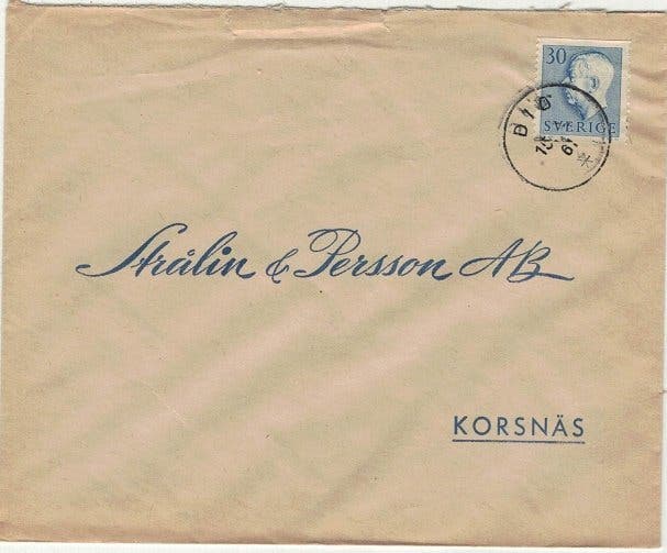 Diö, Älmhult NSt 59b på TVÅ brev 15.1.61 och 28.. | Köp på Tradera ...