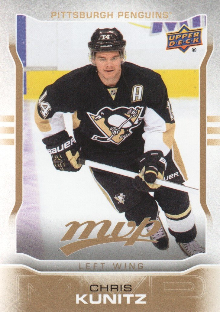 2014-15 Upper Deck MVP #219 Chris Kunitz SP (10-X68-PENGUINS)