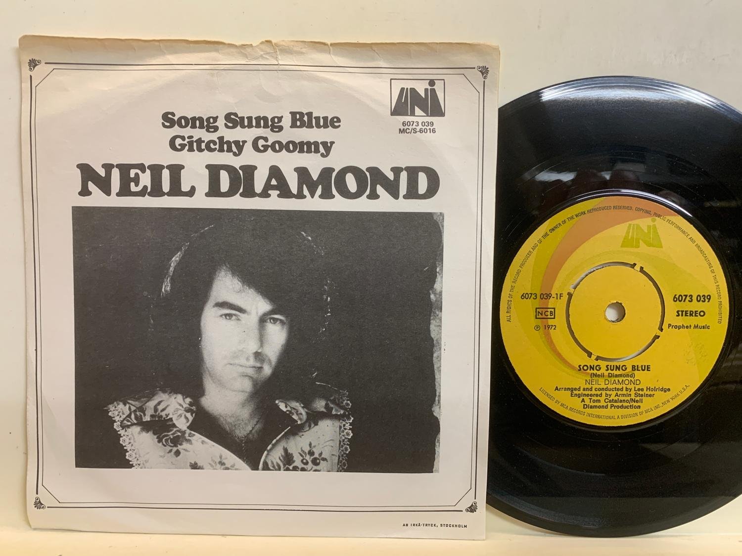 NEIL DIAMOND SONG SUNG BLUE 7